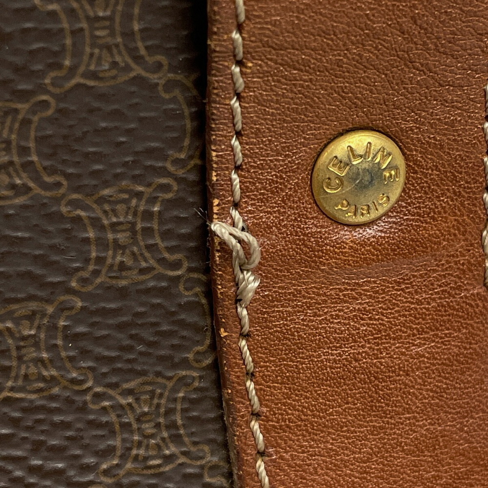 Celine Macadam Pattern All Over Canvas Shoulder T… - image 2